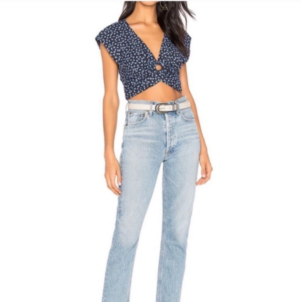Free People Boho Crop Top